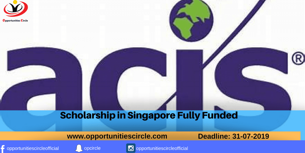 Scholarship in Singapore Fully Funded - Opportunities Circle