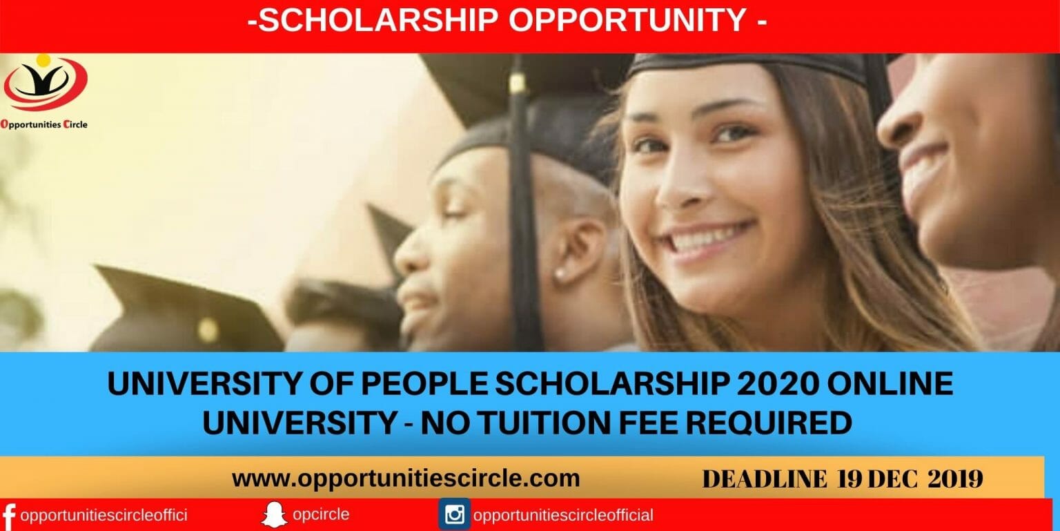 University of People Scholarship 2020 Online University - No Tuition