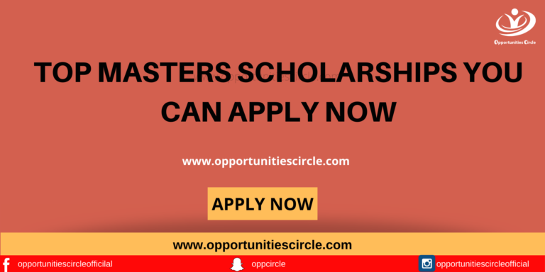Top Masters Scholarship For International Students Opportunities Circle