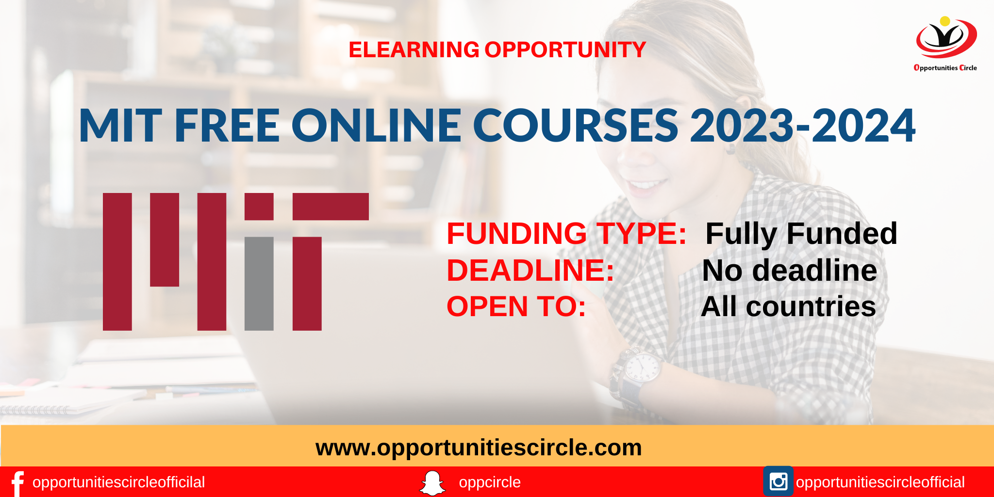 MIT Free Online Courses 20232024 Learn From Home Opportunities Circle