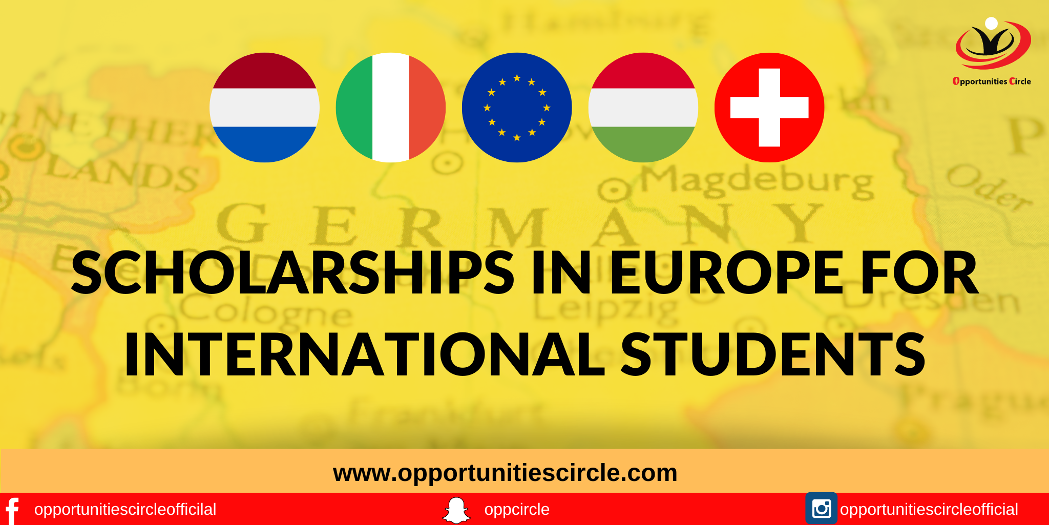 Top Scholarships in Europe for International Students 2024