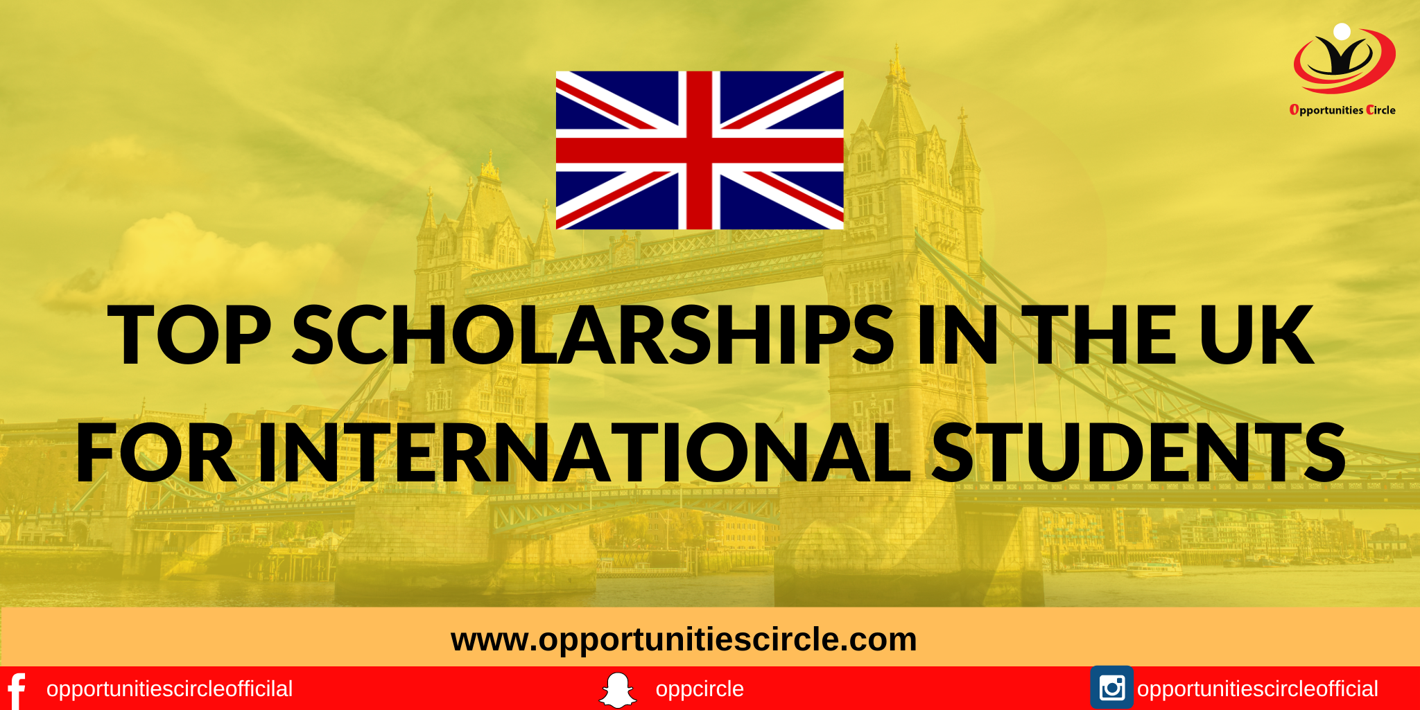UK Scholarships for International Students 20232024 Opportunities Circle