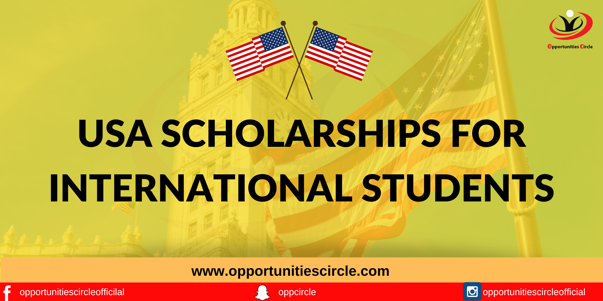 USA Scholarships for International Students 2023-2024 - Opportunities