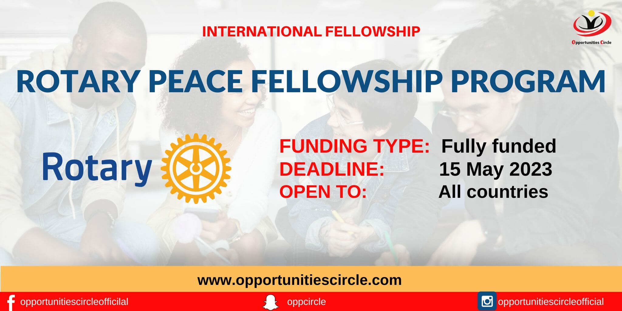 Rotary Peace Fellowship Program 20242025 Fully Funded