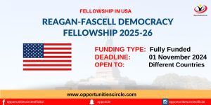 Reagan-Fascell Democracy Fellowship 2025-26