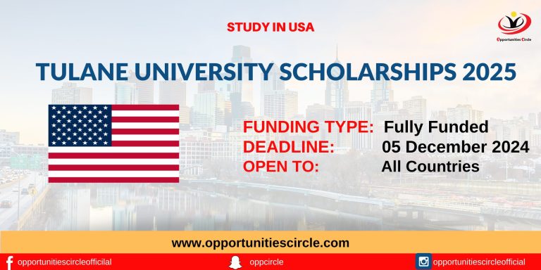 Tulane University Scholarships 2025 in USA