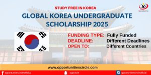 Global Korea Undergraduate Scholarship 2025