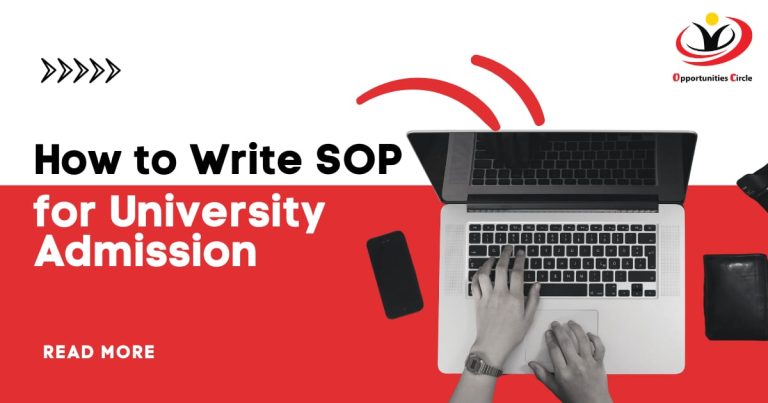 How to Write SOP for University Admission