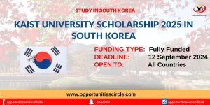 KAIST University Scholarship 2025 in South Korea