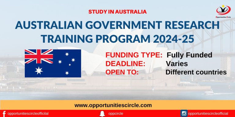 Australian Government Research Training Program 2024-25