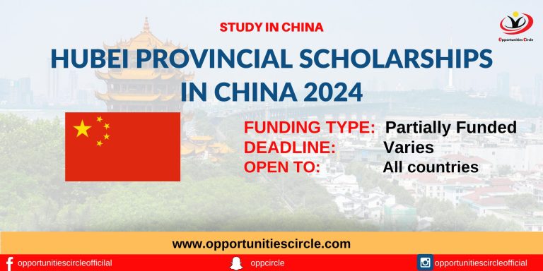 Hubei Provincial Scholarships 2024 in China