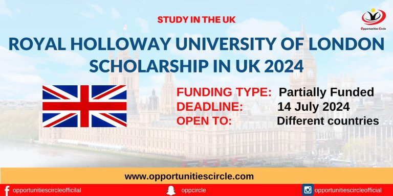 Royal Holloway University of London Scholarship in UK 2024
