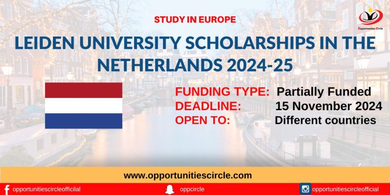 Leiden Univeristy Scholarships in Netherlands