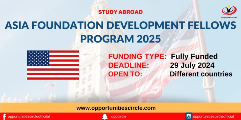 Asia Foundation Development Fellows Program