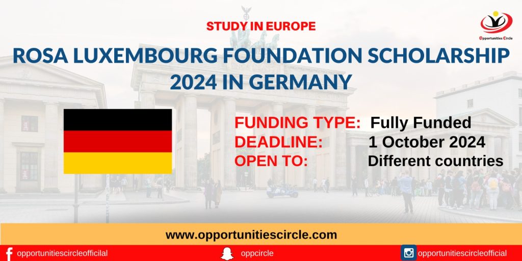 Rosa Luxembourg Foundation Scholarship