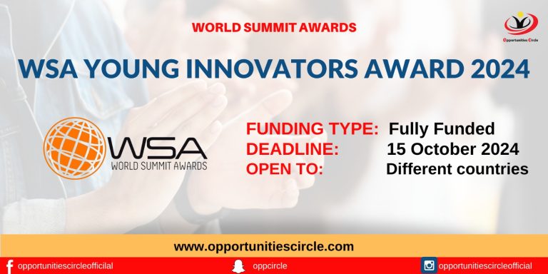 WSA Young Innovators Award