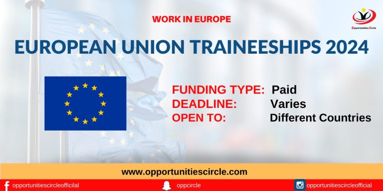 European Union Traineeships 2024 in Europe