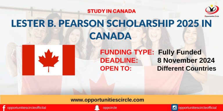 Lester B. Pearson Scholarship 2025 in Canada