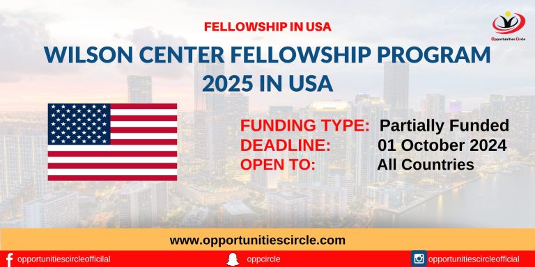 Wilson Center Fellowship Program 2025 in USA