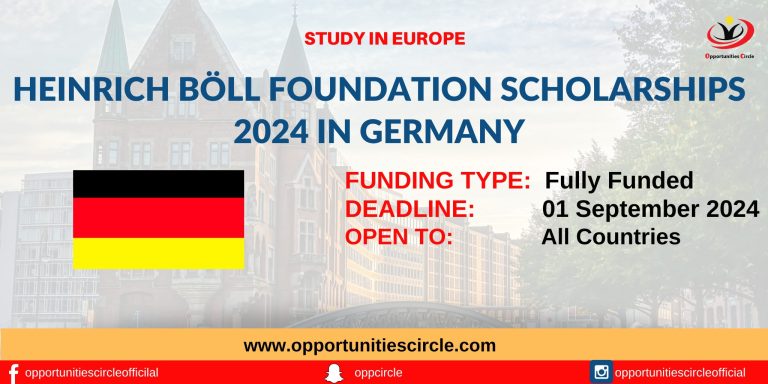 Heinrich Böll Foundation Scholarships 2024 in Germany