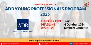 ADB Young Professionals Program 2025